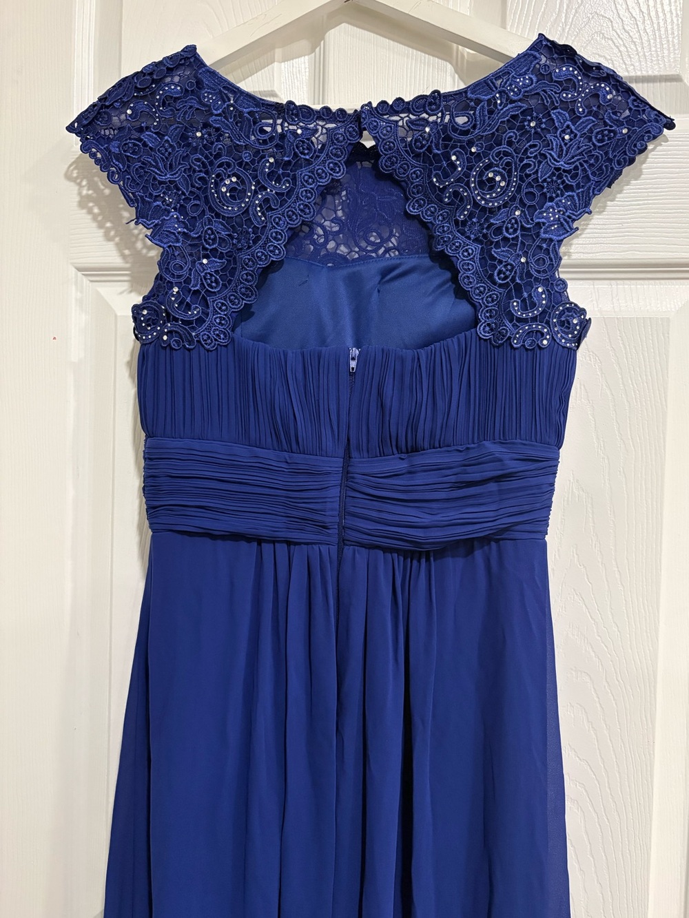 Ever Pretty Sapphire Royal Blue Size 4 Small Women Long Dress Gown - Picture 7 of 12